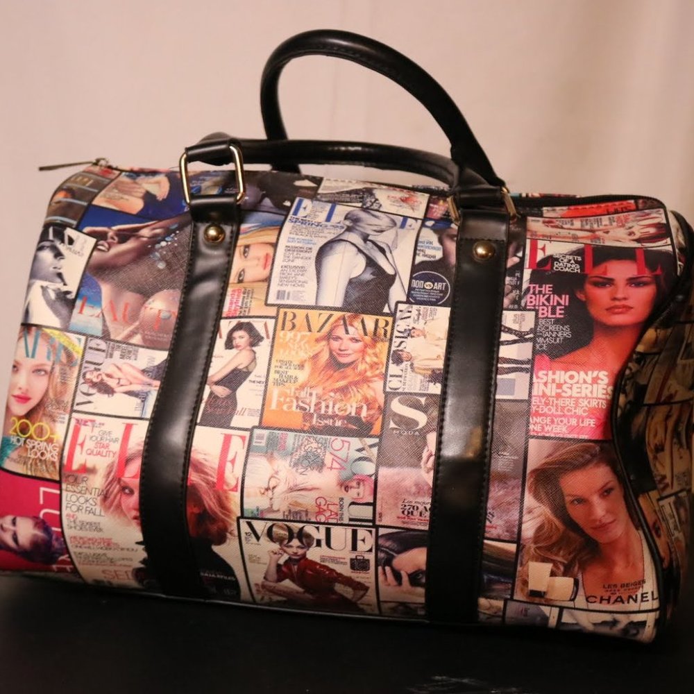 Magazine (Vogue, Elle, Bazaar) Purse Great Condition!